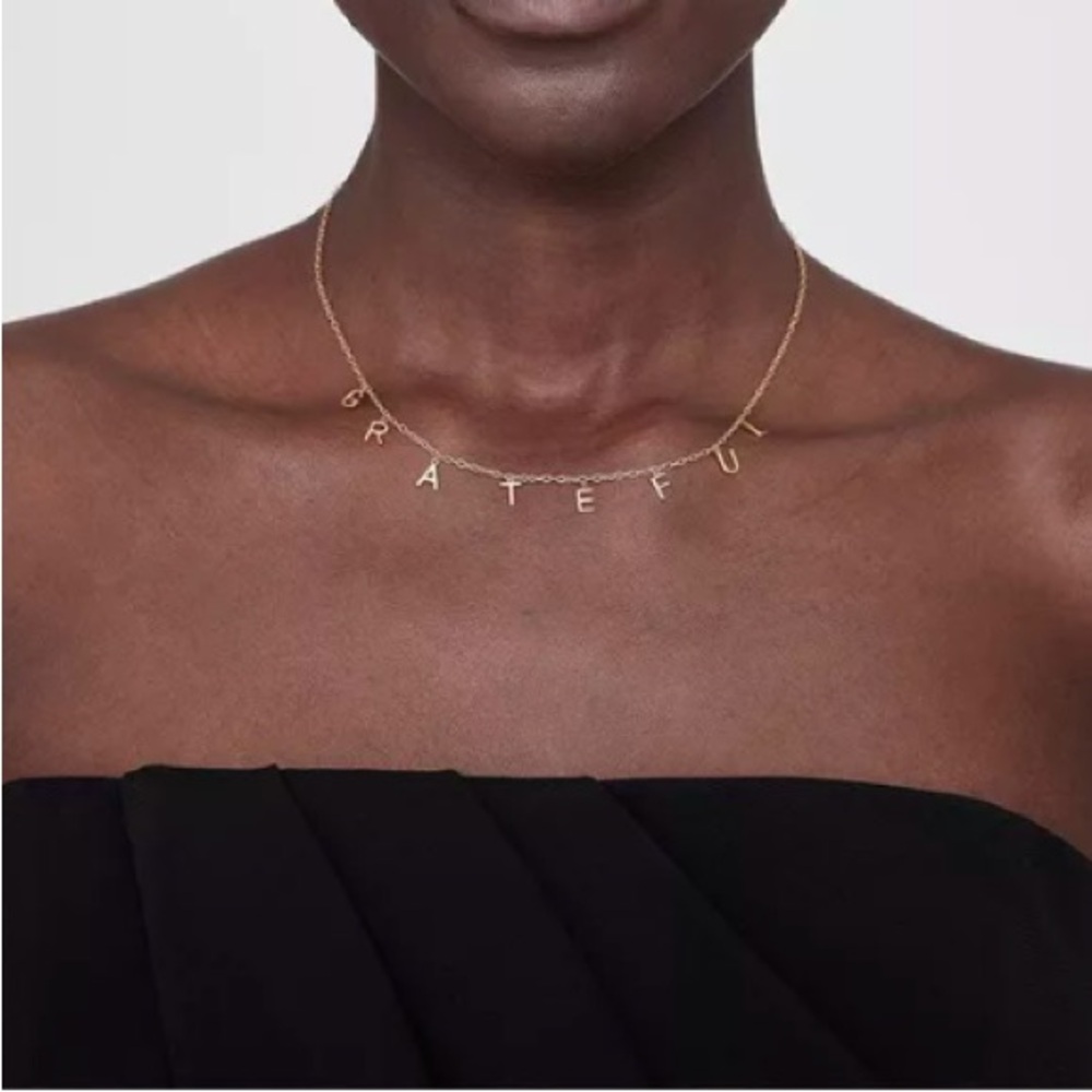 Anine Bing Gold Minimalist Necklace